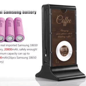 Powerbank Menu Holder Display for Restaurant Tables FYD835A - Image 3