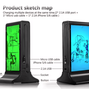 Restaurant LED Menu Holder Powerbank 20800mAh FYD835B - Image 6