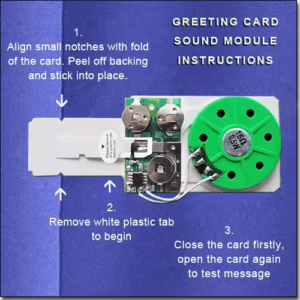 Factory Wholesale Recordable Music Sound Module Chip Slide Tongue for Greeting Cards - Image 6